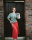 1930s Swirl Skirt Terracotta Crepe | The House of Foxy | Damenrock - Bright House Vintage