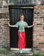 1930s Swirl Skirt Terracotta Crepe | The House of Foxy | Damenrock - Bright House Vintage