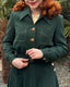 1940s Americana Button Jacket Racing Green | The House of Foxy | Damenjacke - Bright House Vintage