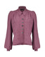 1940s Sweetheart Blouse Plum | The House of Foxy | Damenbluse - Bright House Vintage
