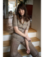 Classic Jumpsuit Birmingham Check | Very Cherry | Damenjumpsuit - Bright House Vintage