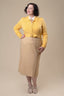 Flirty 30’s Skirt in Gelb | Emmy Design | Damenrock - Bright House Vintage