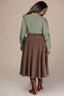 Loyal Land Girl Shirt in Salbeigrün | Emmy Design | Damenbluse - Bright House Vintage