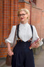 Miss Fancy Pants Slacks in Marineblau | Emmy Design | Damenhose - Bright House Vintage