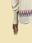 Pullover Oslo Cable Fairisle in Ivory | Pretty Vacant | Damenstrickpullover - Bright House Vintage