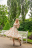 Robyn Floral Swing Dress | Hearts & Roses | Damenkleid - Bright House Vintage