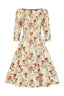 Robyn Floral Swing Dress | Hearts & Roses | Damenkleid - Bright House Vintage