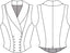 The Dapper Dame Waistcoat in Haselnuss | Emmy Design | Damenweste - Bright House Vintage