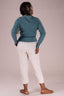 The Hep Hepburn Slacks Fischgrät - Leinen | Emmy Design | Damenhose - Bright House Vintage