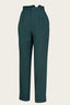 The Hepper Hepburn Slacks aus petrolfarbenem Woll - Bouclé | Emmy Design | Damenhose - Bright House Vintage