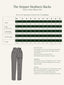The Hepper Hepburn Slacks aus petrolfarbenem Woll - Bouclé | Emmy Design | Damenhose - Bright House Vintage