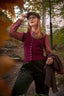 The Sassy Sweater Vest aus bordeauxfarbener Wolle | Emmy Design | Damenweste - Bright House Vintage