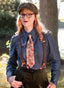 The Spectacular Spearpoint Shirt aus dunkelblauem Denim | Emmy Design | Damenshirt - Bright House Vintage