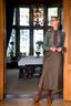 The Spectacular Spearpoint Shirt aus grünem Chambray | Emmy Design | Damenshirt - Bright House Vintage