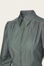 The Spectacular Spearpoint Shirt aus grünem Chambray | Emmy Design | Damenshirt - Bright House Vintage