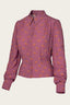 The Spectacular Spearpoint Shirt mit Fasanen - Print | Emmy Design | Damenshirt - Bright House Vintage