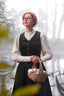 The Suit Up Waistcoat aus waldgrünem Cord | Emmy Design | Damenweste - Bright House Vintage