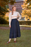 The Tireless Trailblazer Skirt aus Bio - Denim | Emmy Design | Damenrock - Bright House Vintage