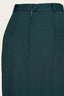 The Triple Step Skirt aus petrolfarbenem Woll - Bouclé | Emmy Design | Damenrock - Bright House Vintage