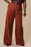 The Ziggy Hepburn Pants aus rostfarbener Baumwolle | Emmy Design | Damenhose - Bright House Vintage