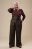 Times Go By Top in Pflaumenrot | Emmy Design | Damenbluse - Bright House Vintage