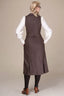 Watchmaker’s Waistcoat in Braun mit Nadelstreifen | Emmy Design | Damenweste - Bright House Vintage