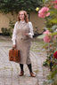 Watchmaker’s Waistcoat in Taupe mit Nadelstreifen | Emmy Design | Damenweste - Bright House Vintage