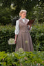 Watchmaker’s Waistcoat in Taupe mit Nadelstreifen | Emmy Design | Damenweste - Bright House Vintage