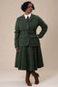 Winter Wonder Whirl Skirt in Petrol | Emmy Design | Damenrock - Bright House Vintage