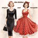 Die Damenmode der 1950er Jahre - Bright House Vintage