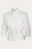 The Bookworm Blouse in White | Emmy Design