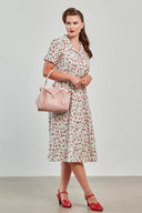 Cream Kate Cherry Dress