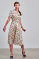 Cream Kate Bloom Dress