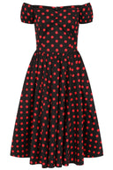 Black Marilyn Spot Dress