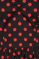 Black Marilyn Spot Dress