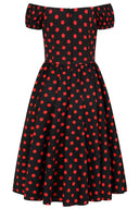 Black Marilyn Spot Dress