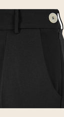 1930s and 40s Classic High Waist Wide Leg Trousers in Schwarz – Weekend Doll