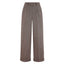 1930s and 40s Classic Wide Leg Trousers im Fischgrätmuster in Braun | Weekend Doll | Damenhose - Bright House Vintage