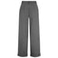 1930s and 40s Classic Wide Leg Trousers im Fischgrätmuster in Grau | Weekend Doll | Damenhose - Bright House Vintage