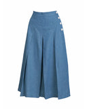 1930s Culottes - Natural Fibre Aqua - Bright House Vintage