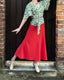 1930s Swirl Skirt Terracotta Crepe | The House of Foxy | Damenrock - Bright House Vintage