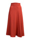 1930s Swirl Skirt Terracotta Crepe | The House of Foxy | Damenrock - Bright House Vintage