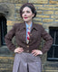 1940s Americana Button Jacket Brown | The House of Foxy | Damenjacke - Bright House Vintage