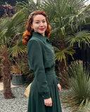 1940s Americana Button Jacket Racing Green | The House of Foxy | Damenjacke - Bright House Vintage