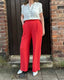 1940s Hepburn Pleated Trousers Terracotta | The House of Foxy | Damenhose - Bright House Vintage