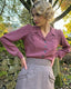 1940s Sweetheart Blouse Plum | The House of Foxy | Damenbluse - Bright House Vintage