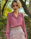 1940s Sweetheart Blouse Plum | The House of Foxy | Damenbluse - Bright House Vintage