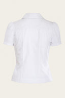 That Same Old Favorite Blouse in White & Navy, Rückansicht