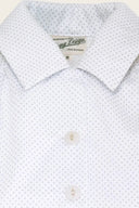 That Same Old Favorite Blouse in White & Navy, Stoffdetail