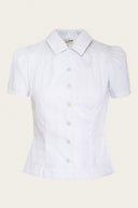 That Same Old Favorite Blouse in White & Navy von Emmy Design